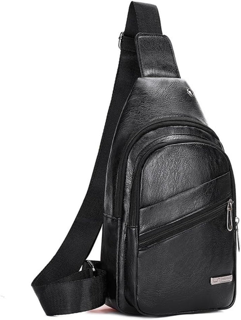 Men's and women's crossbody bags, PU leather chest bags, travel and leisure bags, mobile phone bags...