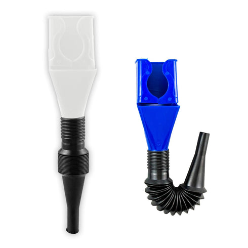 2 PCS Automotive Flexible Drain Button Plastic funnels,Automatic Wide-Mouth Fuel funnels with Handles,Automotive Multifunctional Retractable Fuel ...