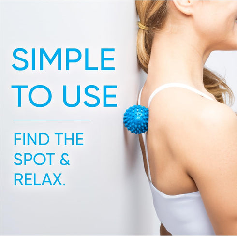 Dr. Cohen’s Heatable Deep Tissue Massage Ball Mini - acuBall Trigger Point Massage Therapy for Myofascial Release - Spiky Foot Massager Ball - Eff...