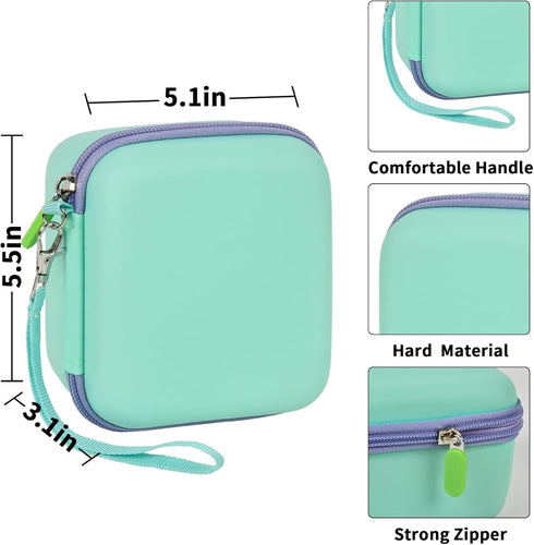 PAIYULE Kid Camera Case Compatible with Instant Camera for Kids Digital Video Cameras Storage Holder Bag for Girls Toddler Camera And Print Paper(...