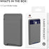 AHASTYLE Phone Card Holder Stick On, Slim Phone Wallet Strong Adhesive Silicone Credit Card Pouch Sleeve Compatible with iPhone/Android/Samsung Ga...