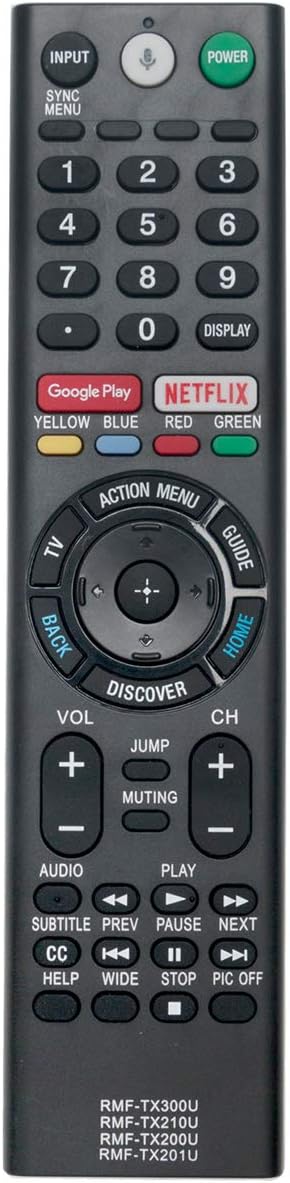 Voice Remote Control Replacement fit for Sony Smart TV XBR-49X700D XBR-55X700D XBR-65X750D XBR65X850E XBR75X850E XBR49X800E XBR55X800E XBR55X806E ...