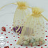 50 Pcs Gift Bags Organza 5x7 Inch Gold Drawstrings Sheer Fabric Pouch for Jewelry Baby Shower Christmas Party Favors Wedding Kids Men Teenage Birt...