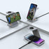 Aluminum Alloy Magnetic Wireless 3 in 1 Charging Station, Fast Wireless Charging Station Compatible with MagSafe Charger Stand for iPhone 14 13 12...