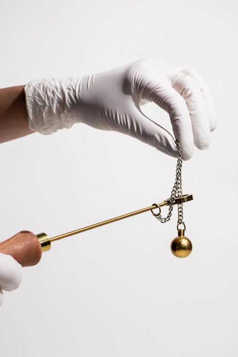 ‘s Gravesande’s Ring, Ball and Ring Thermal Expansion Demonstration, Educational Science Tool, Solid Brass with Wooden Handle...
