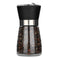 Manual Refillable Pepper Grinder - 6 Oz Refillable Glass Grinders for Pepper, Salt, and Other Spices, Adjustable Rotor with 5 Settings, Scratch-Re...