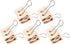 5PCS Clips Large Protective Leather Clips Strong and and Reusable for Office Home School...