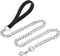 7 Feet Chain Leash Chew Proof Metal Dog Leash with Soft Padded Handle.(6 Feet, Black)...