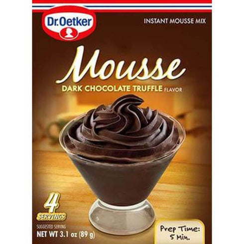 Dr Oetker Mousse Supreme Dark Chocolate, 3.1 oz...