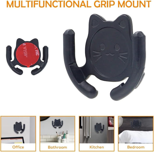 Multi-Surface Holder Car Mount 1 Pack Compatible for Popsocket Grip Holder for Pop Mount Device Support Accessory Home Office Desk Wall Mount Cute...