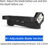 Edge Banding Trimmer - Chamfer Plane Edge Banding, Handle Edge Trimmer Manual Planer Woodworking Blade Edge Corner Planer Quick Edge Chamfer Burr ...
