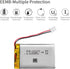 EEMB 3.7V Lipo Battery 500mAh 403048 Lithium Polymer ion Battery Rechargeable Lithium ion Polymer Battery with JST Connector Make Sure Device Pola...
