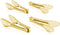 4 Pack Buffet Tongs,Stainless Steel Serving Tongs Serving Utensils Gold(7Inch,9.1Inch)...