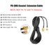 CORONIR 2Pack 33ft WiFi Antenna Extension Cable RP-SMA Male to Female Connector for Wireless LAN Router Bridge Wireless Network Card Security IP C...