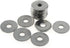 Flat Washer LUORNG 24pcs M6 16mm Outer Diameter 304 Stainless Steel Flat Washer Adjustment Hardware Fitting Accessories Metal Plain Gasket for Bol...