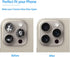 Rear Camera Lens Glass Replacement for iPhone 15 Pro Max Pre-Installed Adhesive with Installation Manual and Repair Tool Kits...