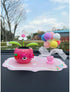 Rose Red Solar Dancing Flower Car Dashboard Decorations - Funny Solar Powered Dancing Flower Pot Flower Swinging Toy for Car Decor Funny Gifts for...