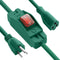 Outdoor Extension Cord with Switch On/Off Waterproof Switch 3 Prong Extension Cord with Inline Cord Switch, Heavy Duty Extension Cord 125v/250v Bl...
