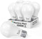 MASTERY MART A19 60-Watt Led Light Bulbs, 5000K Bright Daylight White, 800 Lumens, 6 Pack, E26, Non-Dimmable, CRI 80+ Energy Star, UL Listed, 9W [...