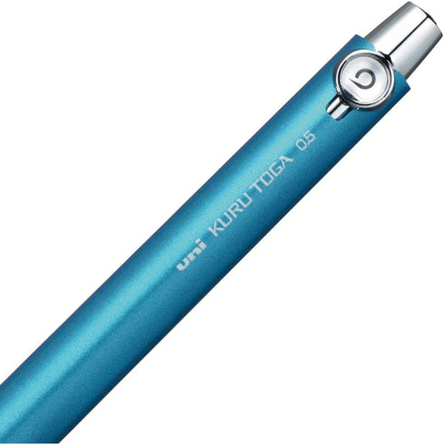 Uni Mechanical Pencil, Kuru Toga Rubber Grip Model 0.5mm, Blue (M56561P.33)...