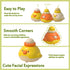 Baby Car Toys for Toddlers 1-3, 3 Pcs Pressing Baby Crawling Toy Car for Baby, Car Toddler Toy for Gifts to Boys and Girls (Duck)...