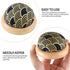 Round Pin Cushion, Wooden Base Cute Needle Pincushions Japanese Style Pin Cushions Needle Holders for Sewing Quilting Accessory or DIY Crafts.Blac...