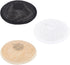 FINGERINSPIRE 3 Colors Round Hat Base with Clip 5.1 inch Diameter Polyester Sinamay Circle Hat Base Fascinator Base Millinery Women Hat Making Cra...