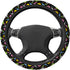 Swono Car Steering Wheel Covers Dinosaurs Cartoon Colorful Cartoon Funny Beast Dinosaur Black Universal for Women Girls Soft Neoprene Anti-Slip Ca...
