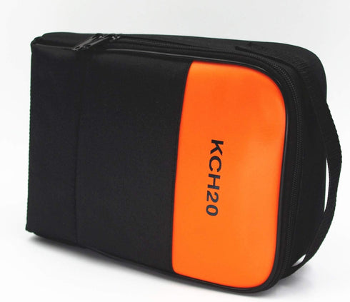KCH20 Big Size Soft Carrying Case Use For Handheld Multimeter,Phase Indicator,Thermometer, Calibrator,Clamp meter,Network,Process Meter, Combo Kit...