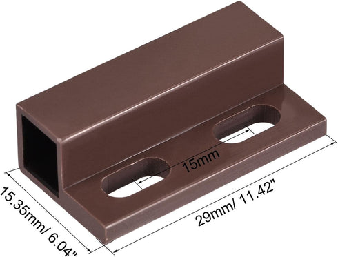 uxcell Wired Door Contact Window Sensor NC Surface Mount Magnetic Reed Switch Brown 3 Pcs...