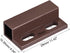 uxcell Wired Door Contact Window Sensor NC Surface Mount Magnetic Reed Switch Brown 3 Pcs...