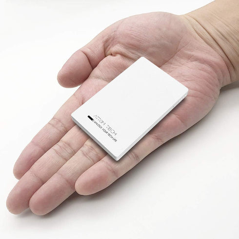 Dual USB Output Super Slim Power Bank Ultra Thin, 3000mAh Portable Charger Mini External Phone Battery Pack Small Dual Outlet, Emergency Phone Pow...
