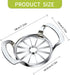 LIIGEMI Apple Slicer,12-Blade Extra Large Apple Corer, Heavy Duty Stainless Steel Apple Cutter and Divider?Easy to Use, Time-Saving....