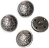 YaHoGa 10PCS 1 Inch (25mm) Large Antique Metal Buttons with Shank for Blazers,Suits,Jackets (Antique Silver)...