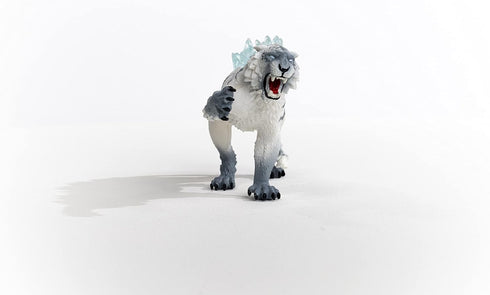Schleich Eldrador Creatures Mythical Ice Tiger Action Figure - Featuring Ferocious and Fearsome Back Crystals, Durable Toy for Boys and Girls, Gif...