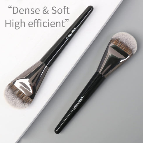 Flat Foundation Brush for Liquid Makeup, Liquid Foundation Brush, Flat Makeup Brush for Liquid Foundation, Make up Brushes for Liquid Foundation, ...