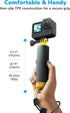 Floating Handle Grip Floaty Stick Waterproof Handler Accessory Compatible with GoPro Hero 13, 12, 11, 10, 9, 8, 7, 6, 5, 4, Session, 3+, 3, Hero(2...