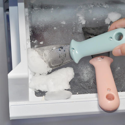 3 PACK Refrigerator Ice Shovel Freezer Kitchen Cleaning Spatula Stainless Steel ice Shovel Ice Remover Scoop Freezer Cleaning Shovel Ice Removal A...