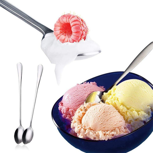 20 Piece Long Handle Iced Tea Spoon, Stainless Steel Coffee Mixing Spoons - Long Cream Dessert Spoons...
