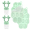 2 Sets Silicone Breastmilk Popsicle Molds with Baby Food Feeder, BPA Free Fruit Feeder Pacifier with Frozen Ice Tray for Baby Feeding Safely, Infa...