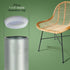 1-1/4" Deluxe Wrought Iron Chair Glides, Protect Your Outdoor Furniture, Chair Leg Floor Protectors, Plastic Floor Protector, Round, Pack of 16, W...