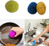 Plastic Dish Scrubbers for Dishes, Nylon Pot Round Scrubber Scouring Pad, Colorful Non Scratch Mesh Scouring Dish Pads Scrubbers for Cookware (24 ...