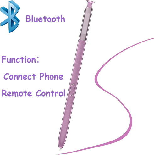 2 Pack Galaxy Note 9 Stylus Pen with Bluetooth Replacement Stylus S Pen for Samsung Galaxy Note 9 (Purple)...