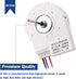 BCD-330WTV 12V 4W Freezing Fan Motor ZWF-02-4 Replacement for Midea Refrigerator 50240401000p