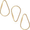 Dong Huang 3pcs Durable Brass Screw Lock Clip Key Ring for Keychains, Tear Drop Shape Keychain Clip, Simple Style Key Chains Women for Car Keys, C...