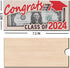 Graduation Money Holder Graduation Gift Wooden Graduation Card Box Cash Holder Envelope Class of 2024 Senior Money Gift for Graduates (2PCS red)...
