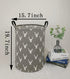 KUNRO Large Sized Storage Basket Waterproof Coating Organizer Bin Laundry Hamper for Nursery Clothes Toys (Grey deer)...