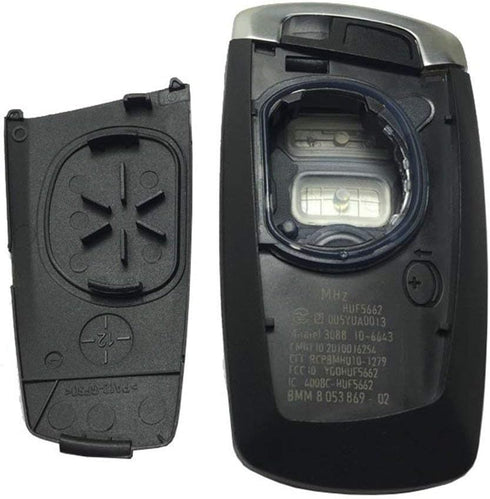Keyless Entry Smart Key Fob Case Cover fit for BMW 1 3 5 7 Series X3 X4 X5 X6 Remote Control Key Fob Shell No Chip...