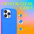 FELONY CASE - iPhone 13 Pro Max Neon Blue Clear Protective Case, TPU and Polycarbonate Shock-Absorbing Bright Cover - Crack Proof with a Gloss Fin...
