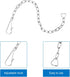 Toilet Handle Chain Stainless Steel Toilet Flapper Lift Chain Replacement Fits Most Toilet Flappers (Silver, 3 Pieces)...